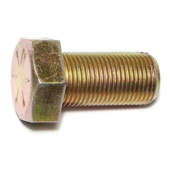 Midwest Fastener Grade 8, 3/8"-16 Hex Head Cap Screw, Zinc Yellow Steel, 1-1/2 in L, 10 PK 00924 - main